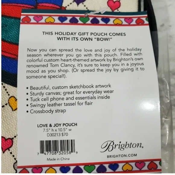 NWT Brighton Love & Joy Crossbody Bag - Picture 5 of 6